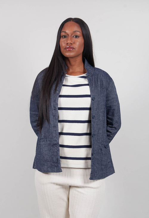 Aprile D Jacket in Denim Tbarb