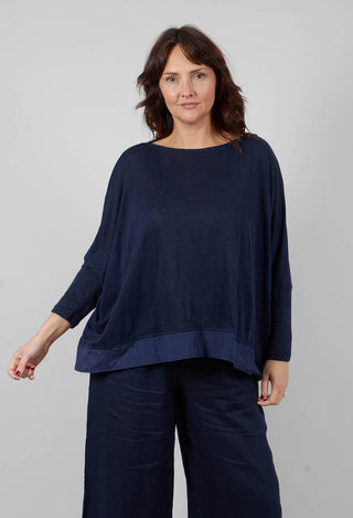 Bamboo Jumper in Blu Check