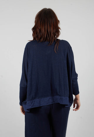 Bamboo Jumper in Blu Check