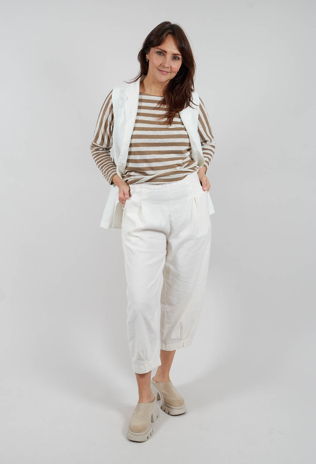 Bianco D Trousers in Latte Tboom