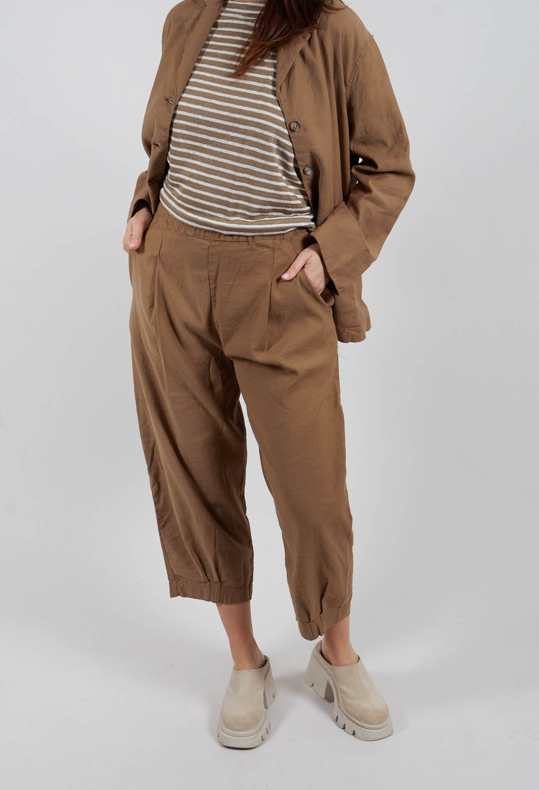 Bianco D Trousers in Cumino Tboom