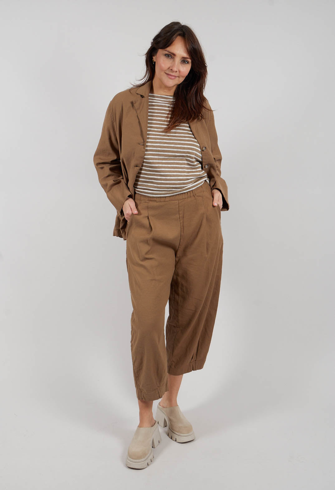 Bianco D Trousers in Cumino Tboom