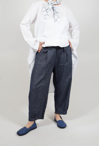 Bianco D Trousers in Denim Tbarb