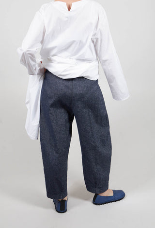 Bianco D Trousers in Denim Tbarb