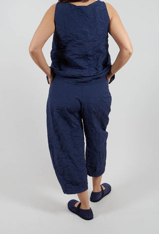 Bianco G Trousers in Blu Check