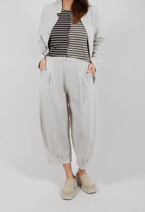 Bianco O Trousers in Calce