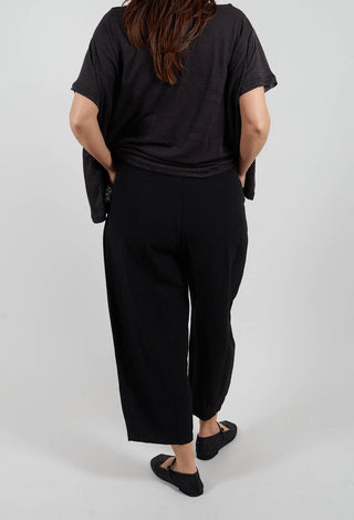 Bianco O Trousers in Nero