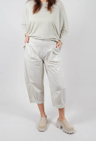 Bianco P Trousers in Calce
