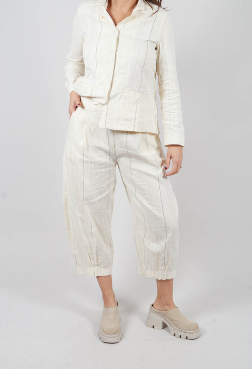 Bianco R Trousers in Latte
