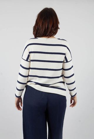 Buccia U Jumper in Blu Stripe