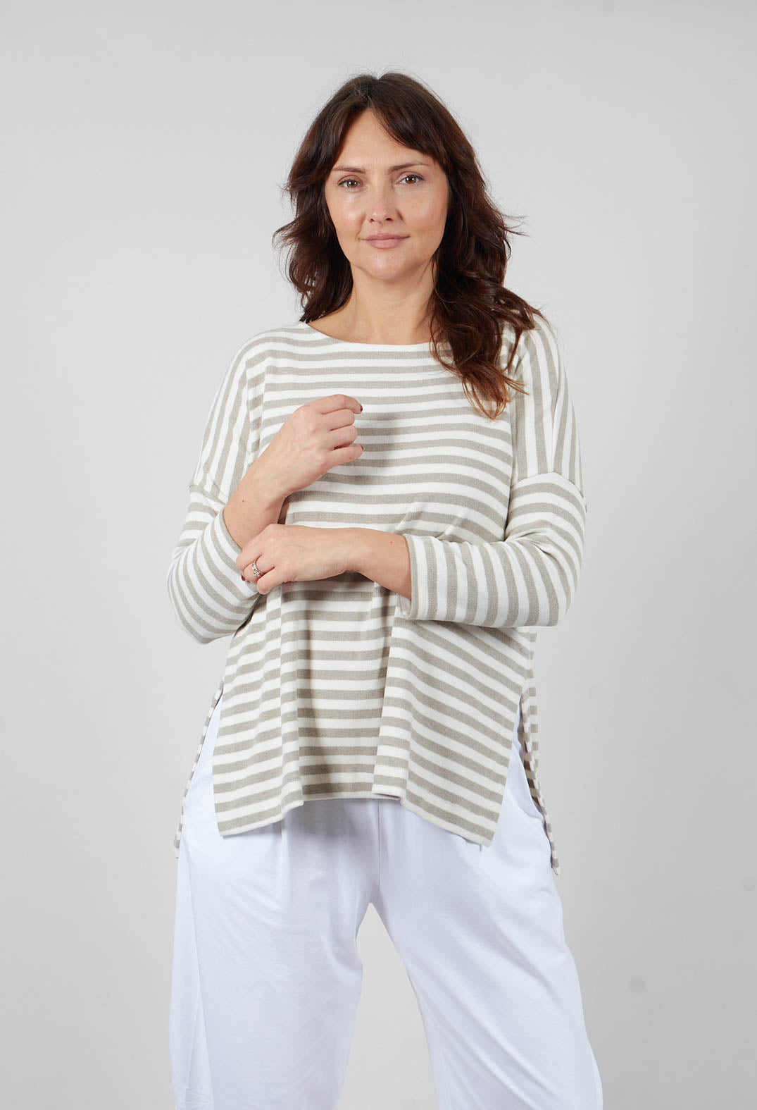 Emotiva Jumper in Lichene Stripe