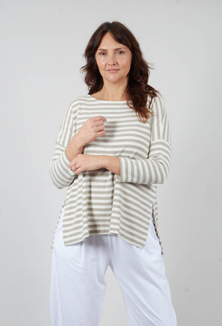 Emotiva Jumper in Lichene Stripe