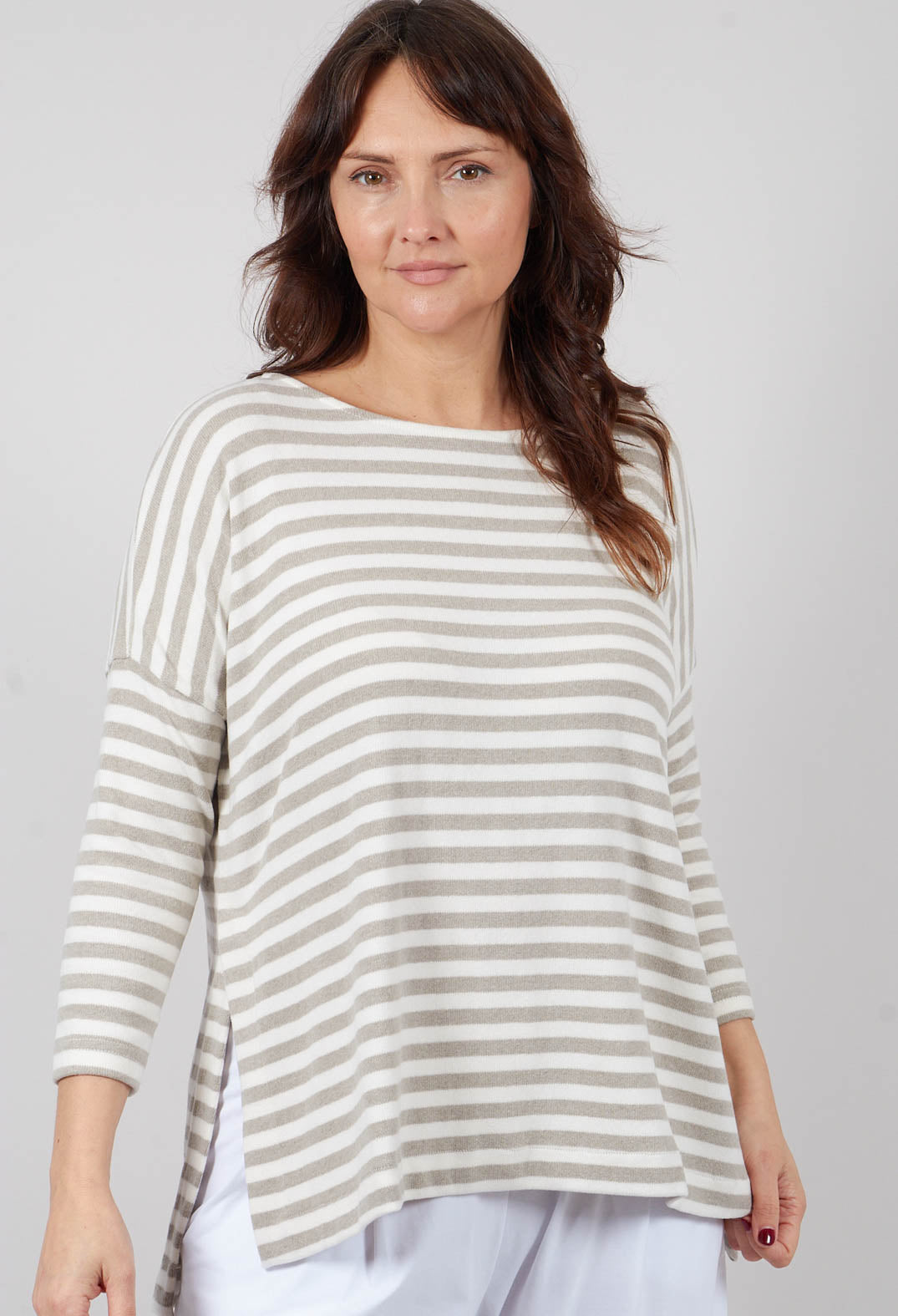 Emotiva Jumper in Lichene Stripe