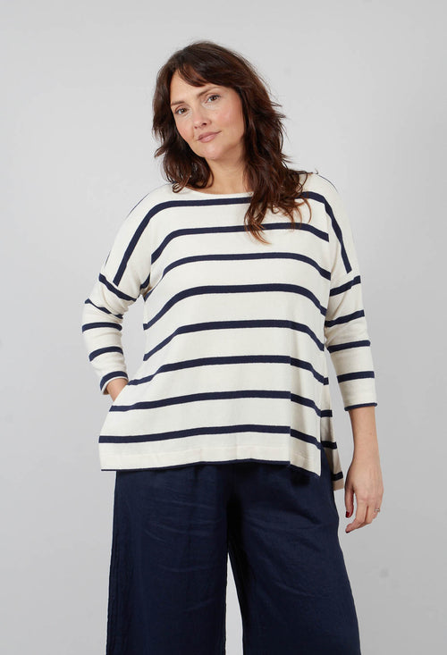Emotiva Jumper in Blu Stripe