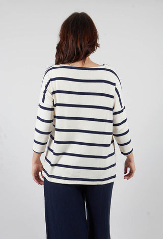 Emotiva Jumper in Blu Stripe