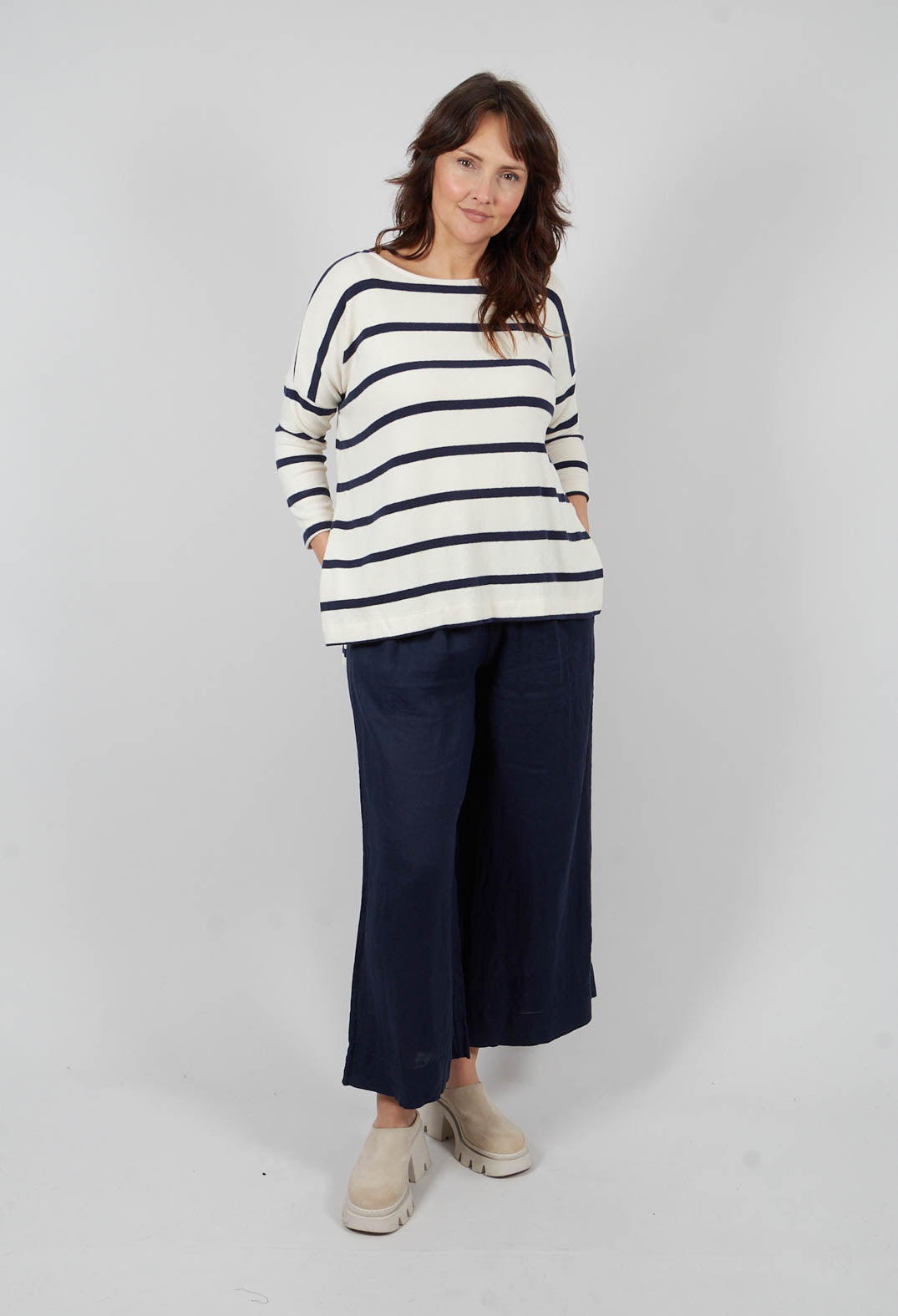 Emotiva Jumper in Blu Stripe