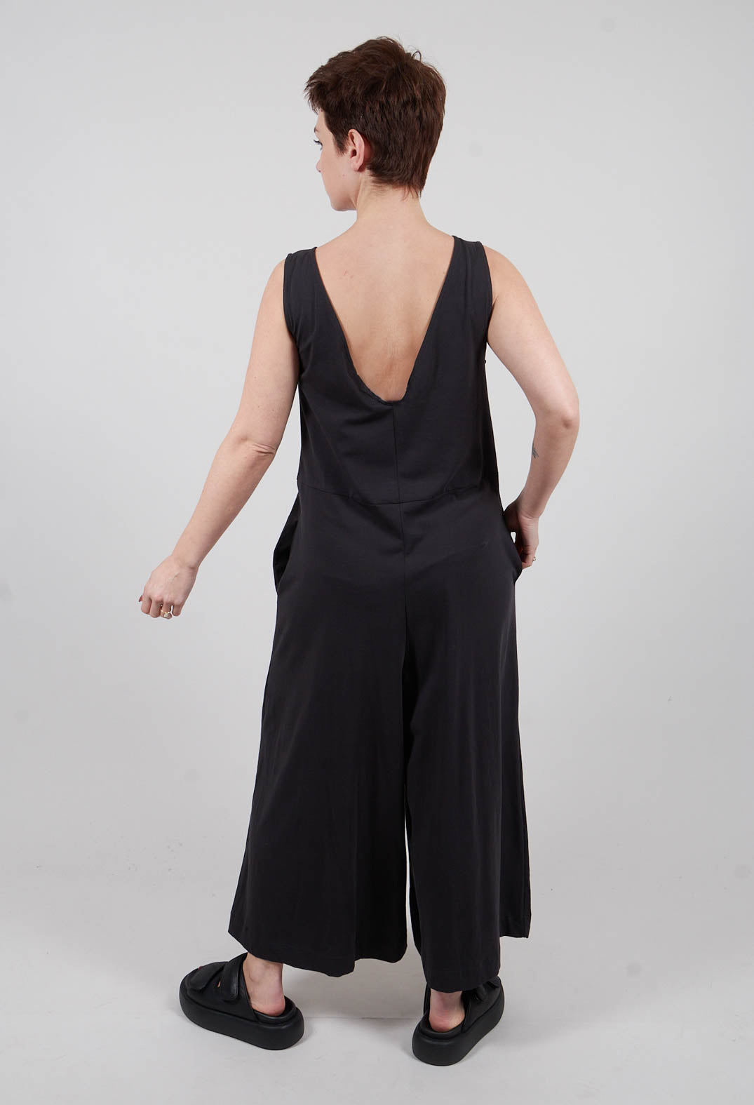 Fine U Jumpsuit in Antracite