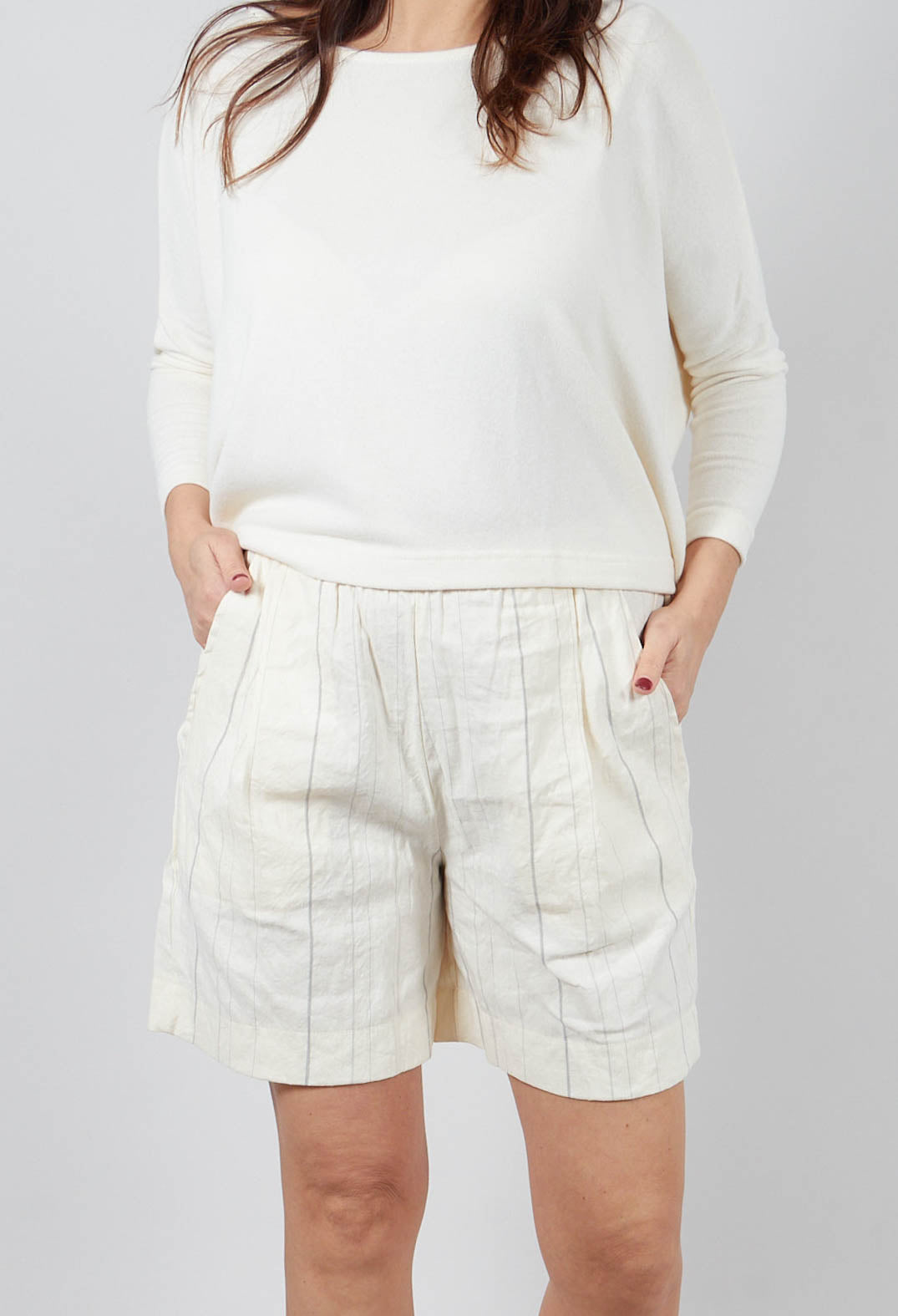 Gennaio R Shorts in Latte