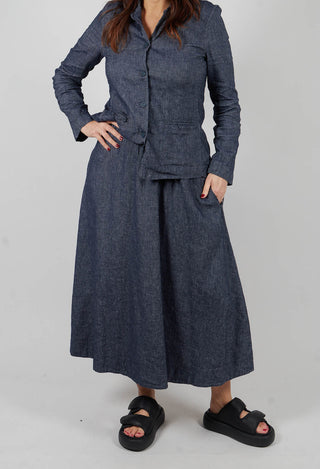 Giugno D Skirt in Denim Tbarb