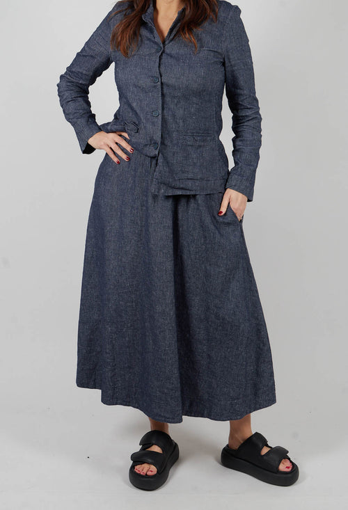 Giugno D Skirt in Denim Tbarb