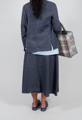 Giugno D Skirt in Denim Tbarb