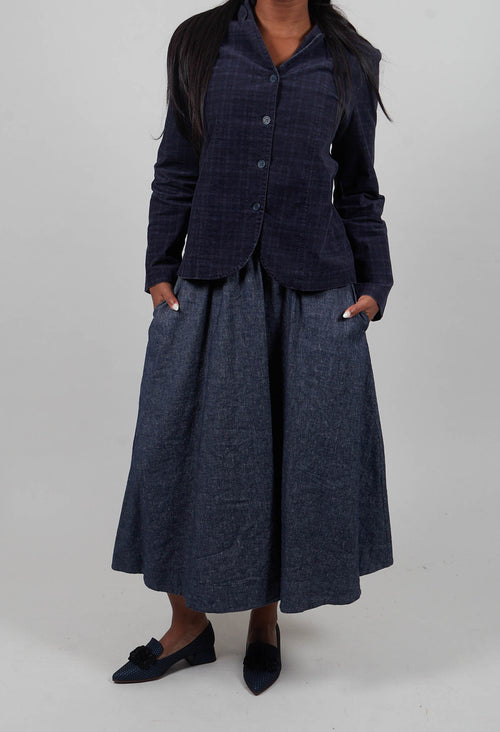 Giugno D Skirt in Denim Tbarb