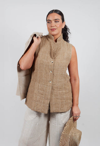 Goccia AE Waistcoat in Cumino Teuse