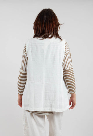 Goccia O Waistcoat in Latte