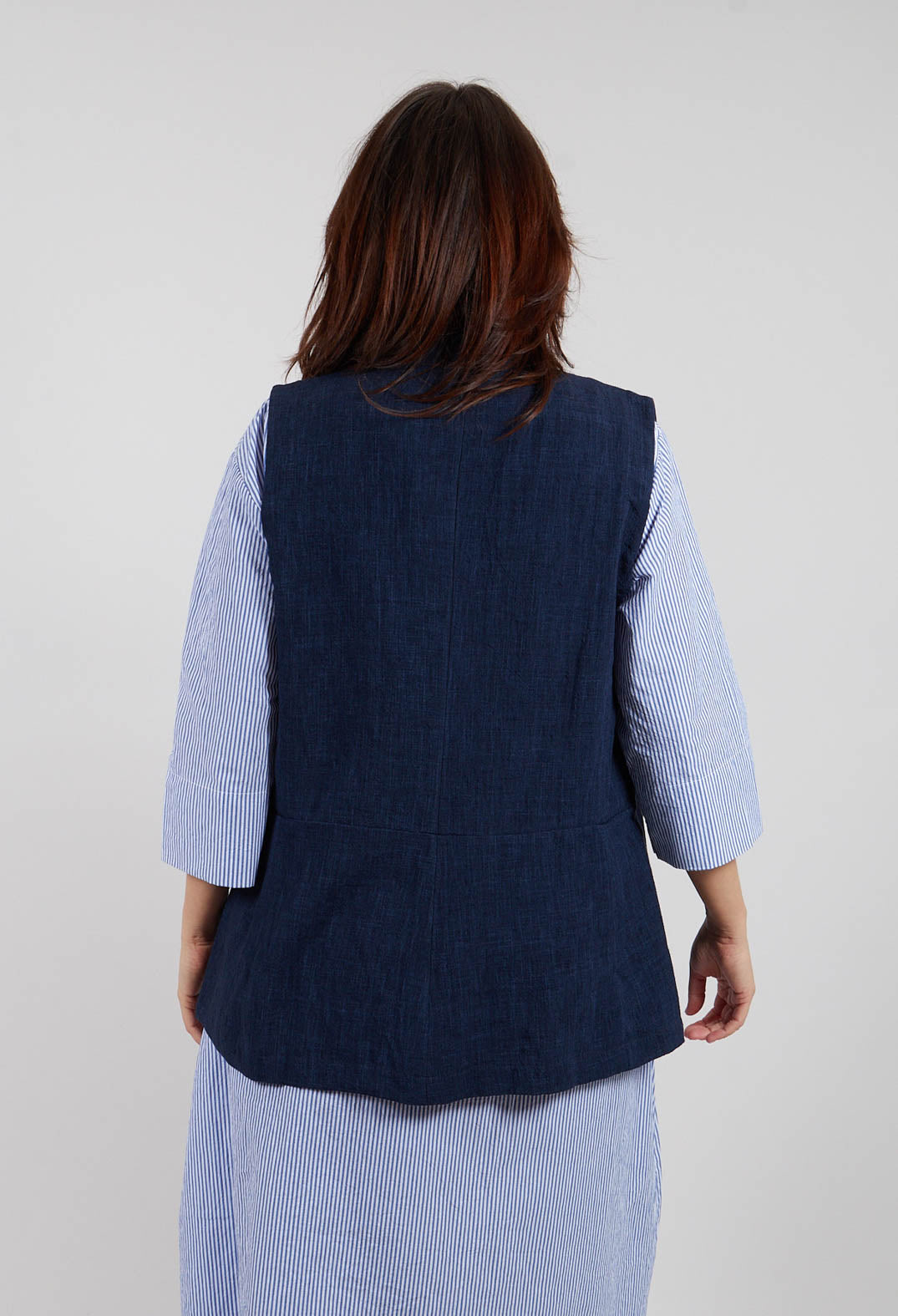 Goccia O Waistcoat in Blu