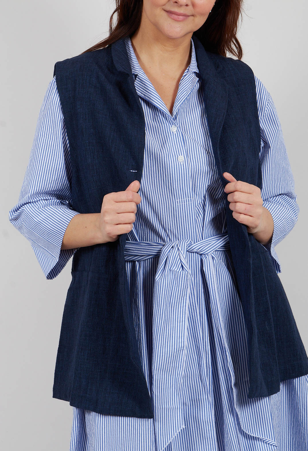 Goccia O Waistcoat in Blu