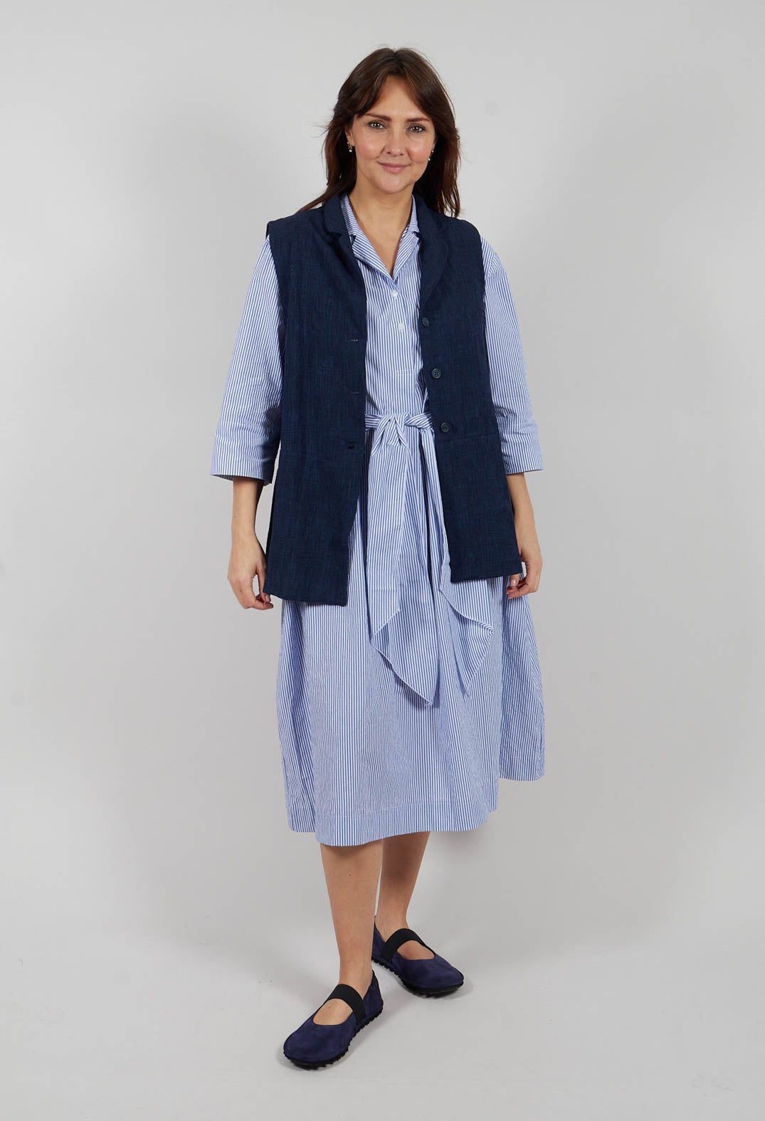 Goccia O Waistcoat in Blu