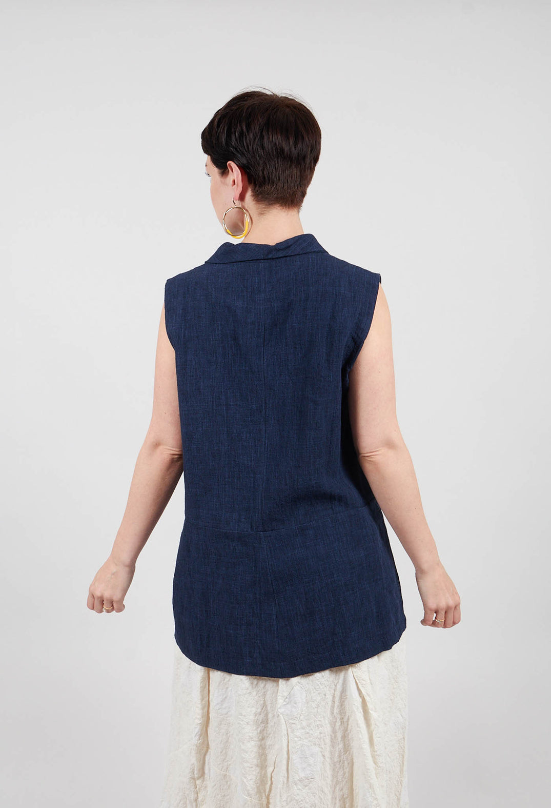 Goccia O Waistcoat in Blu