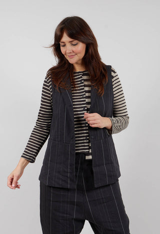 Goccia R Waistcoat in Antracite