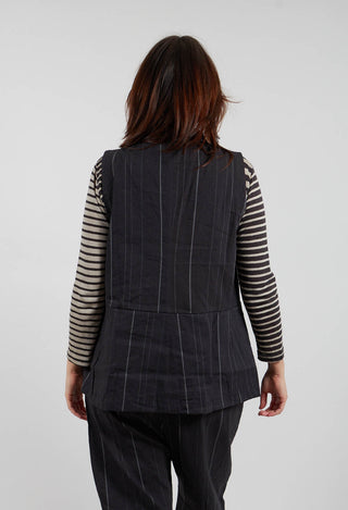 Goccia R Waistcoat in Antracite