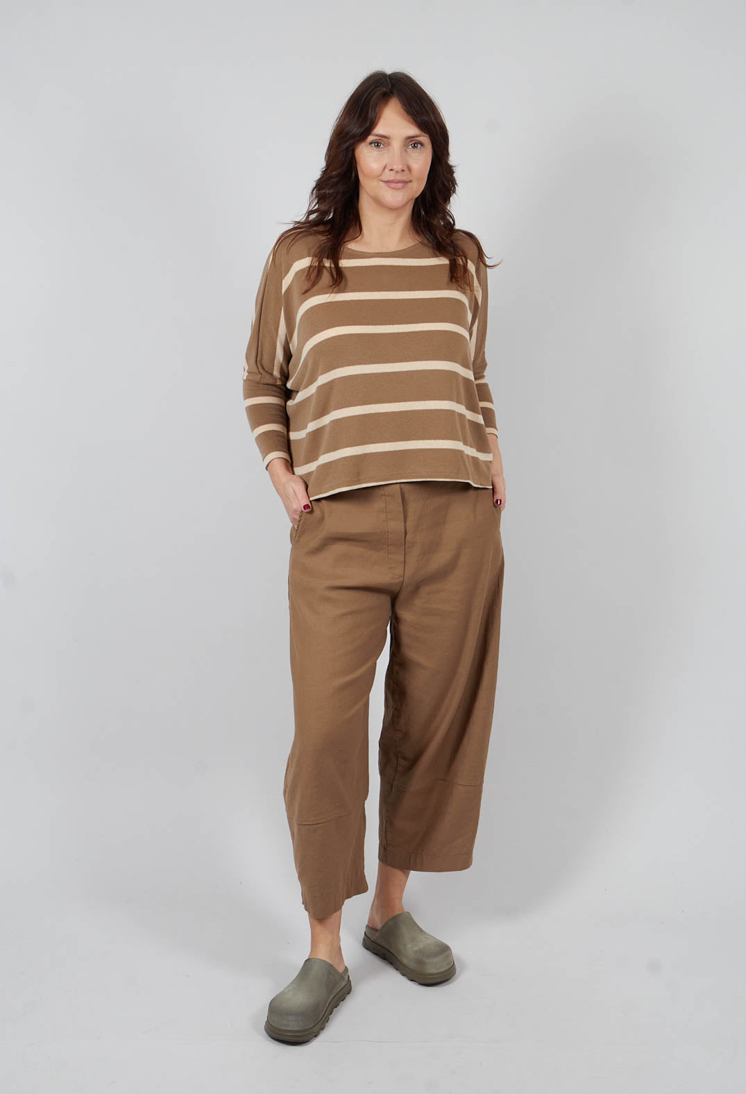 Kira M Jumper in Cumino Stripe