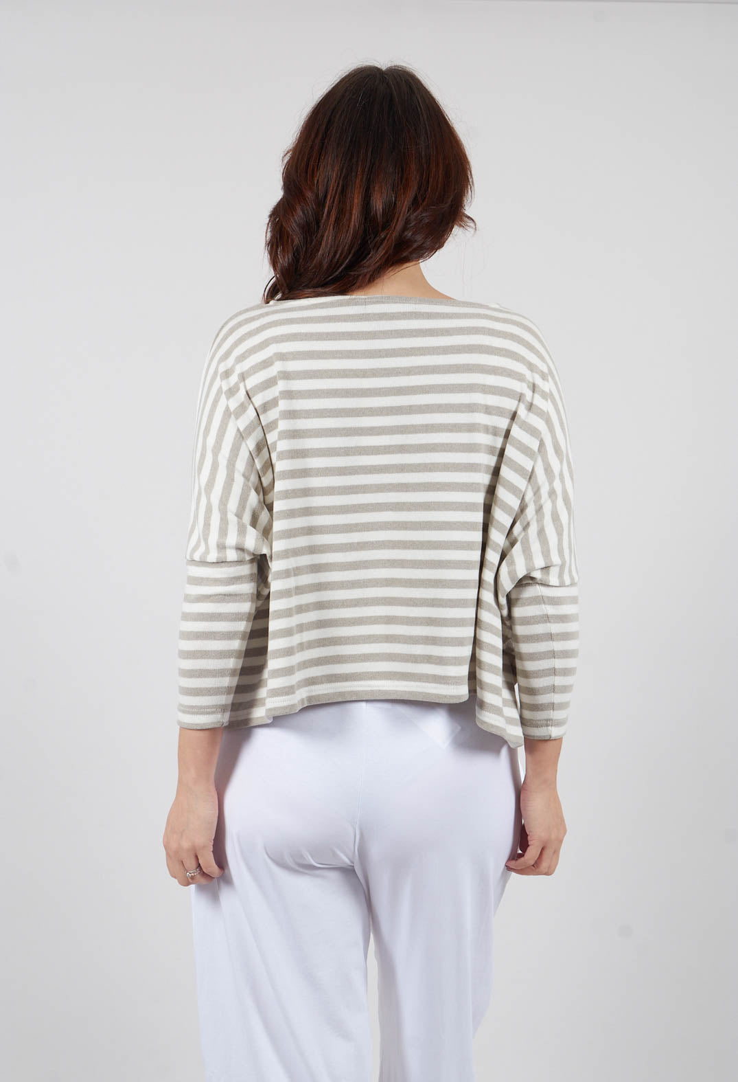 Kira M Jumper in Lichene Stripe