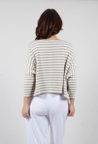 Kira M Jumper in Lichene Stripe