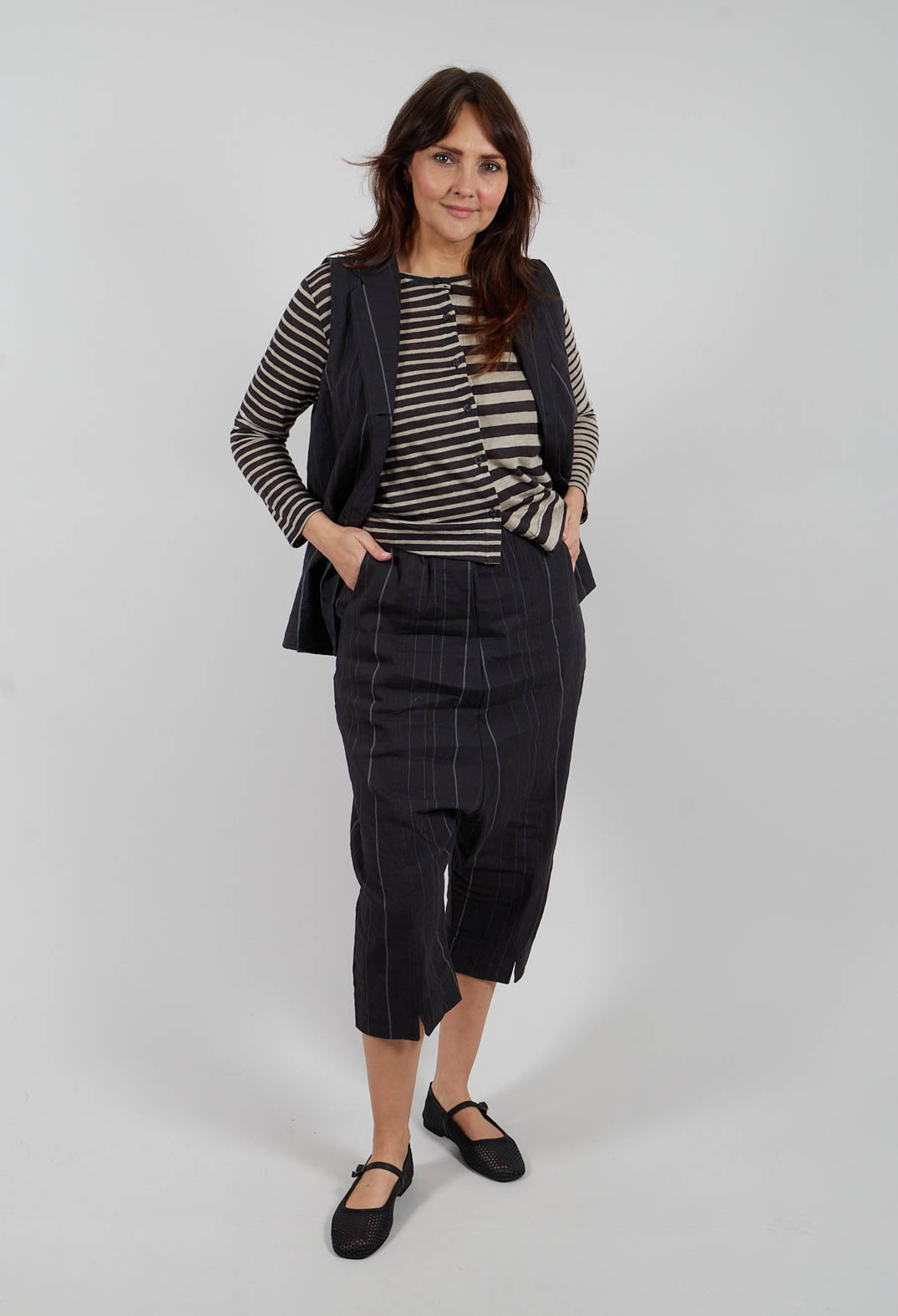 Lena R Trousers in Antracite