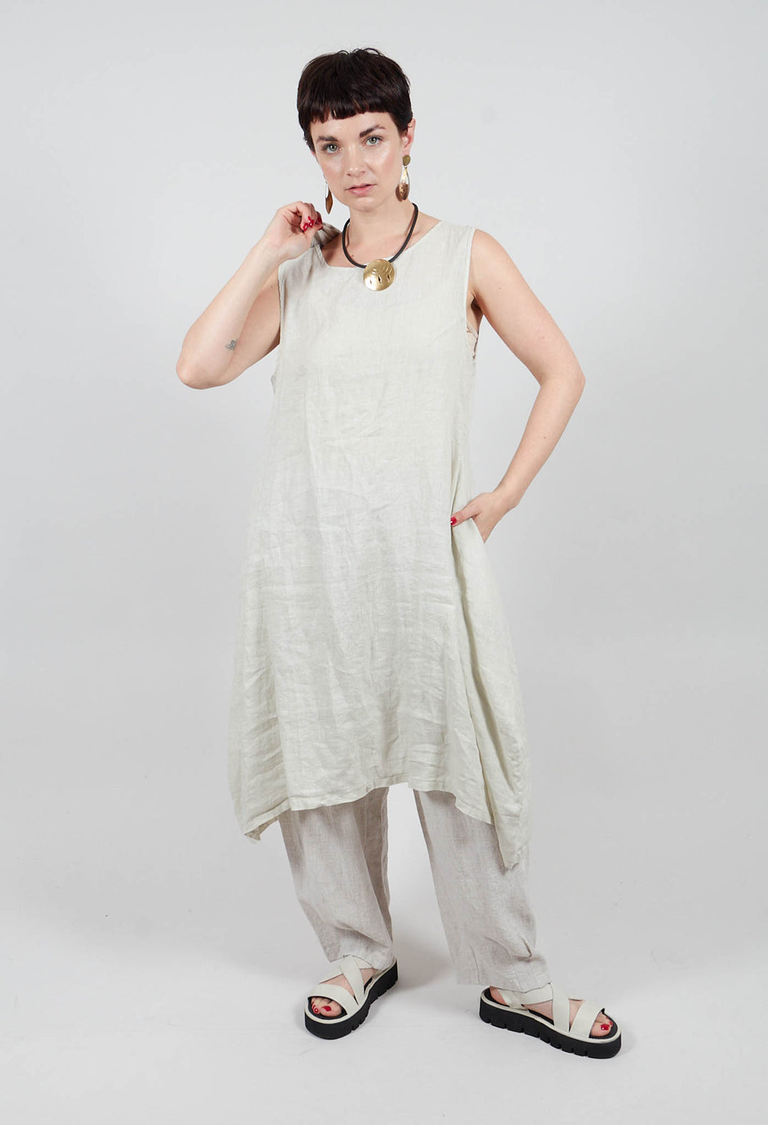 Lime L Tunic in Calce