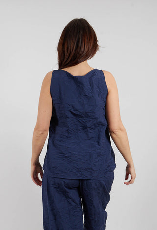 Luglio G Top in Blu Check