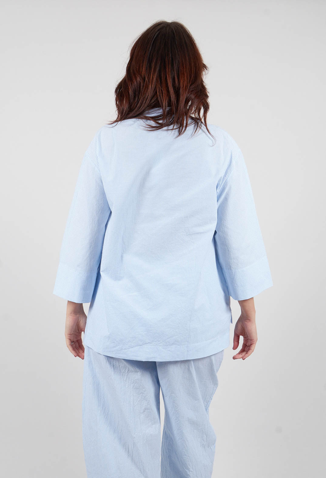 Ottobre C Shirt in Celeste Check