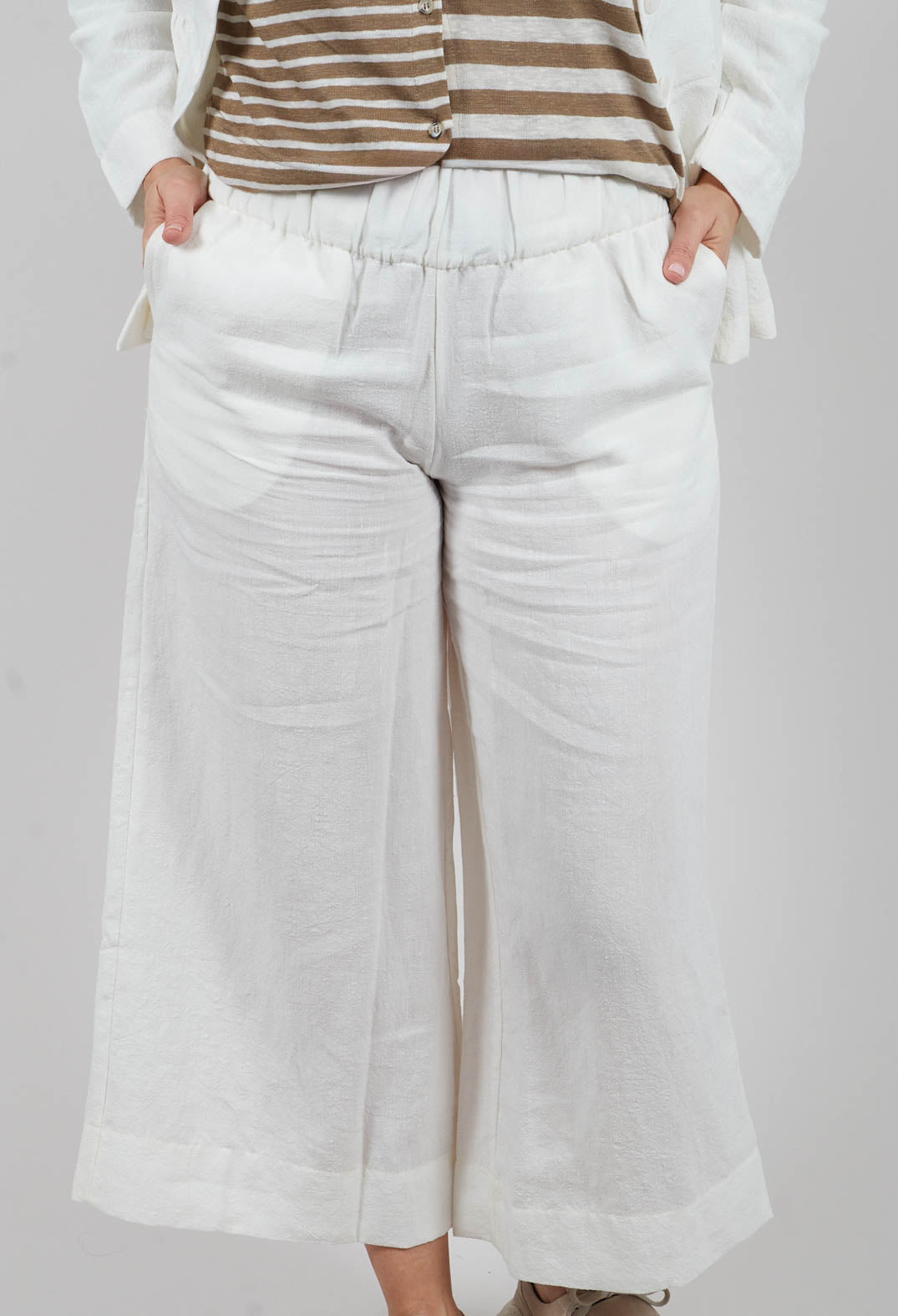 Pollo O Trousers in Latte