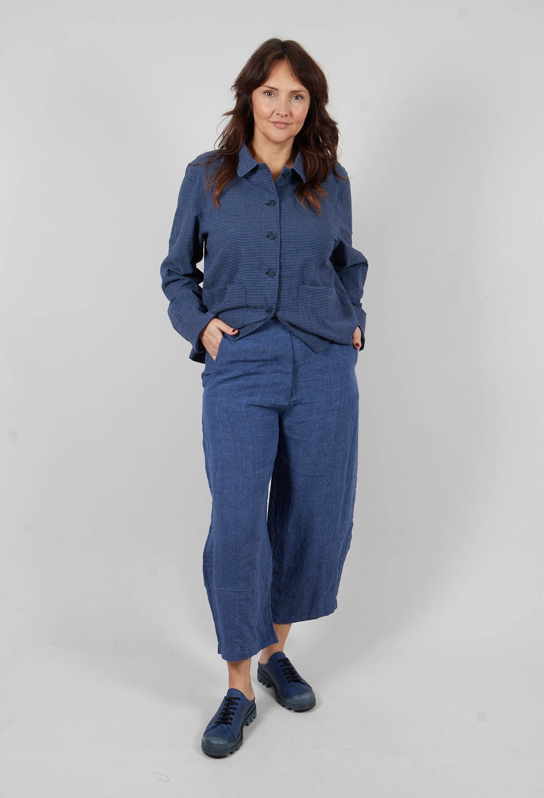 Rima AE Trousers in Blu Taste