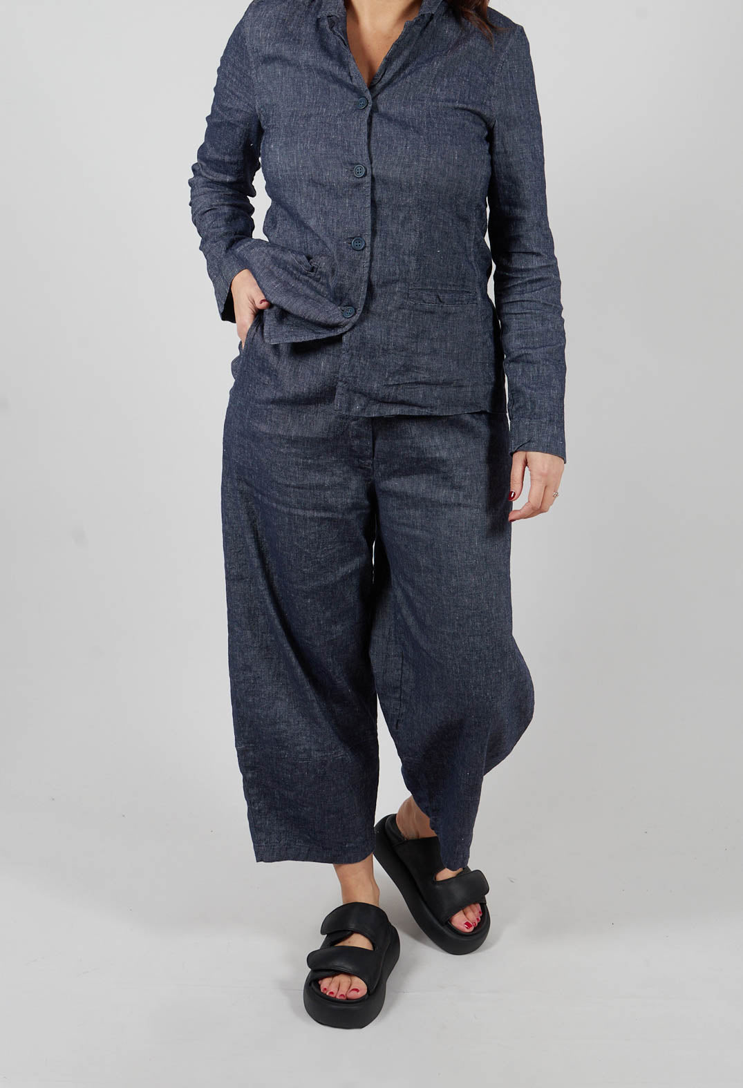 Rima D Trousers in Denim Tbarb
