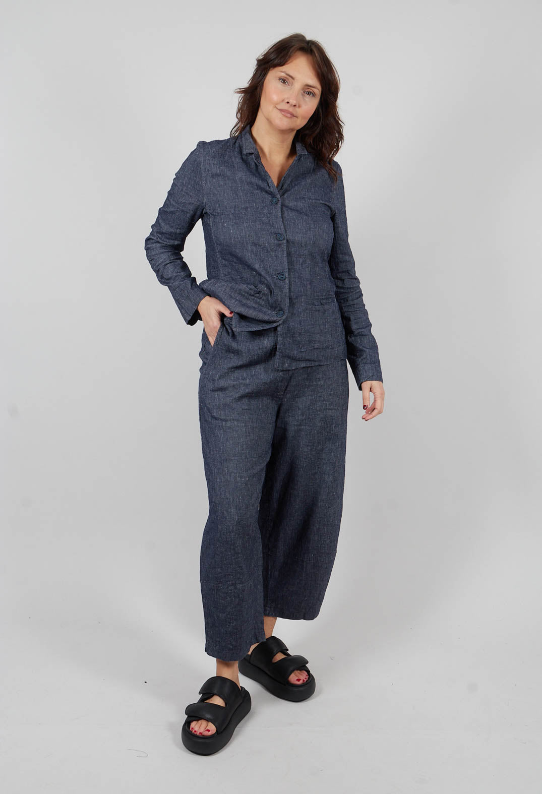 Rima D Trousers in Denim Tbarb
