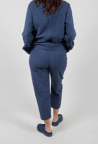 Terra Q Trousers in Quadretto Blue