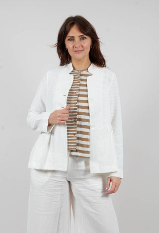 Veloce O Jacket in Latte