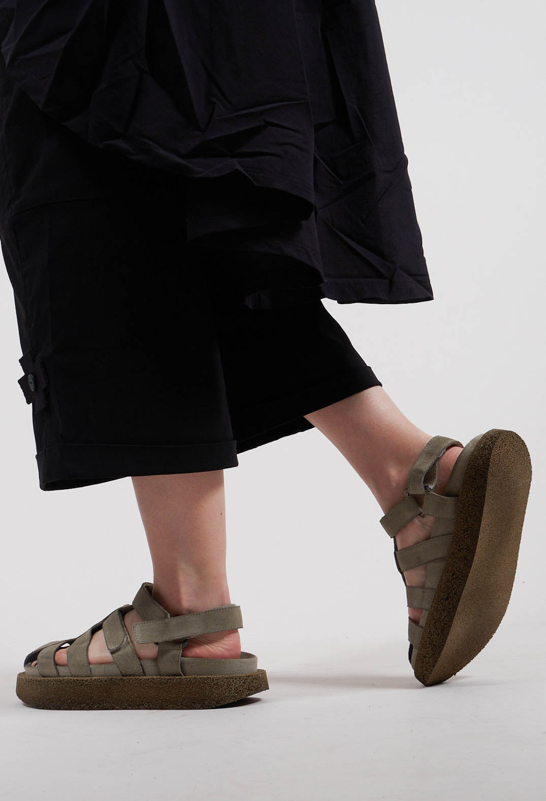 Cage Sandals in London Stone