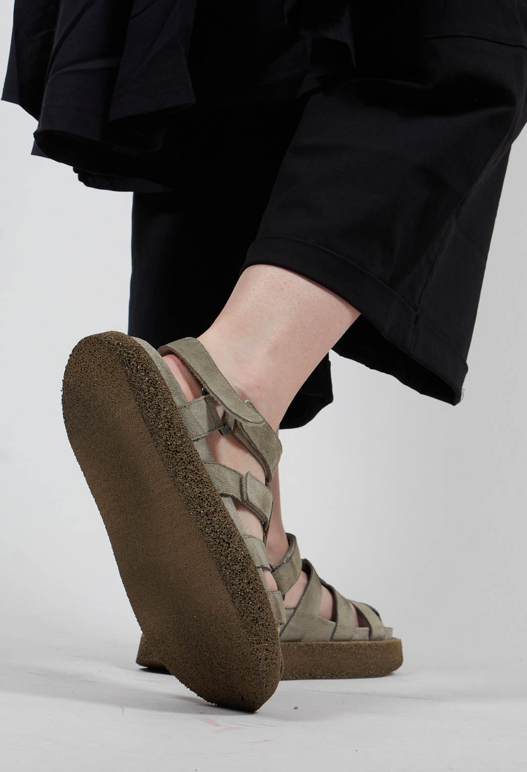 Cage Sandals in London Stone