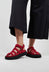 Cage Sandals in London Cherry